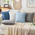 MIULEE Pack of 2 Decorative Linen Burlap Coastal Pillow Covers Farmhouse Boho Accent Pillowcases for Sofa Car Couch Bedroom Living Room Decor 16x1...