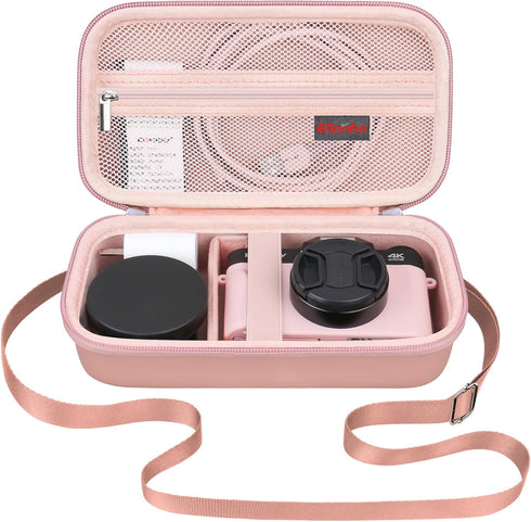 4K Digital Camera Carrying Case for Femivo/VETEK/IWEUKJLO/VJIANGER/WIKICO/Saneen/OIEXI 4K 48MP Vlogging Camera, Travel Compact Camera Storage Cove...