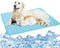 Dog Cooling Mat Washable Ice Silk Cooling Mat for Dogs Waterproof Bottom Summer Sleeping Pad Self Cooling Pad Blanket for Pets (40x28 in, Light Bl...