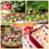 48 pcs Mini Mushrooms Cute Resin Tiny Mushrooms Statue Fake Miniature Mushroom Figurines for Fairy Garden Terrarium Accessories Decor Micro Landsc...