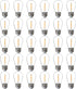 FLSNT 30 Pack LED S14 Replacement Bulbs for String Light, Outdoor LED Light Bulbs, E26 Base, 2200K Warm White, Non-Dimmable...