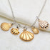 Aylifu Seashell Charms,100 Gram Gold Shell Charms Ocean Theme Pendants Conch Scallops Mussel Marine Life Sea Animals Dangle Charms for Jewelry Mak...