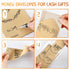100 Pcs Kraft Cash Envelopes 2.88 x 6.5 Inch Money Envelopes for Cash Gifts small Money Envelopes for currency Offering Envelopes For Church Cash ...