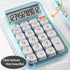 Mechanical Switch Calculator,12 Digits,Large LCD Display,Purple Calculator Big Buttons,Cute Calculator,Calculators Desktop Calculator,Aesthetic Ca...