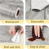 Grey Gold Marble Contact Paper Countertops 17.71"x120" Glossy Marble Wallpaper Peel and Stick for Kitchen Counter Top Cover Bathroom Camper Counte...