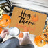 Hello Pumpkin Welcome Doormats Entrance Harvest-Festival Front Door Mat Artificial Coir Fall Doormat Funny Home Decor Doormat 17 x 29 Inch...