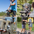 Universal Stroller Cup Holder with Phone Holder, 2-in-1 Cup Phone Holder, Mega Strength Adjustable Clamp fits on Any Bike, Walker, Wheelchair, Lar...