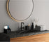 Essentra Home Matte Black Toothbrush Holder for Vanity Countertops, Small Toothbrush Holder - Matte Black Collection...