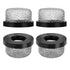 4 Pack Stainless Steel Mesh Strainer, 3/4"-14 Aerator Screen, Compatible with Livewell Pump, Industrial Plumbing Inline, Garden Washers, and Baitw...