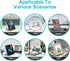Assemble Acrylic Book Stand,4PC Clear Acrylic Display Easel for Displaying Pictures,Books,Music Sheets,Notebooks, Artworks, CDs, etc....