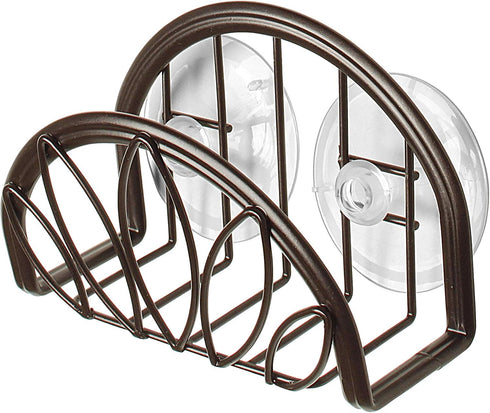 Spectrum Diversified Leaf Suction Sponge Holder, Bronze...