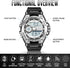 Men's Watches for Men Sports Outdoor Waterproof Military Watch Analog Digital Display Tactics Watch with LED Alarm Stopwatch Hourly Chime Multi-Fu...