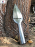 NauticalMart Reproduction Roman Or Medieval Steel Spearpoint 8" Long Hand Forged Viking Saga Iron Lozenge Spear Head...