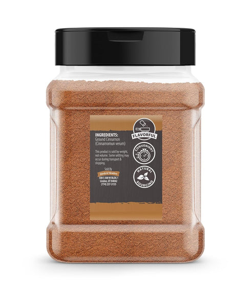 Birch & Meadow Ceylon Cinnamon, 8 oz, True Cinnamon, Sweet Ground Spice...