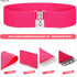 Syhood Halloween Neon Belts for Women 80s Neon Belt 80s Waist Belt Stretch Wide Waistband Elastic Belt Vertical Clasp Buckle Belts for Women Girls...
