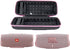 co2CREA Hard Travel Case replacement for JBL Charge 4 / replacement for JBL Charge 5 Waterproof Bluetooth Speaker (Black Case + Pink Zipper)...