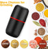 Herb Grinder Electric, Turimon Large Herbal/Coffee Grinders/Mill/Crusher for Spice and Herbs With Cleaning Brush - Black - 4.2 oz Capacity...