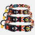 CollarDirect Aztec Dog Collar Adjustable Nylon Tribal Pattern Geometric Pet Collars for Dogs Small Medium Large Puppy (Aztec Sunset, Neck Fit 18"-...