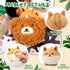 9 Pcs Mini Stuffed Keychains 3.15 Inch Small Plush Bulk Ornaments for Kids Birthday Party Favors Gifts Xmas Tree Hanging Stocking Stuffers (Puppy)...