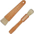 2 Sets Natural Bristles with Wooden Handle Pastry Brushes for Basting Spreading Butter Oil Barbecue Baking Kitchen Cooking...