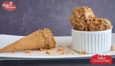 Baker's Choice Lotus Crunch Topping - Lotus Flavored Crunchy Sprinkles for Ice Cream Sundae Toppings - 6.5 Oz. - Dairy Free, Kosher - Baker’s Choi...