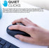 JLab GO Wireless Mouse, Black, Connect Via Bluetooth or USB Wireless Dongle, Multi-Device Toggle, Portable, Ultra-Compact and Lightweight for Work...