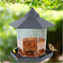 Twinkle Star Wild Bird Feeder Hanging for Garden Yard Outside Decoration, Hexagon Shaped Outside Hanging Bird Feeders for Outdoors Squirrel Proof,...