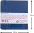 Tarens T9314-234M 452337 Art Creations Sketchbook, Drawing Notebook, 4.7 x 4.7 inches (12 x 12 cm), Navy Blue...