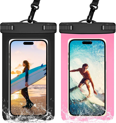 Waterproof Phone Pouch IPX8 Universal Waterproof Case Dry Bag Phone Protector for iPhone 15 14 13 12 11 Pro Max Plus XS XR X 8 Galaxy S23 S22 S21 ...