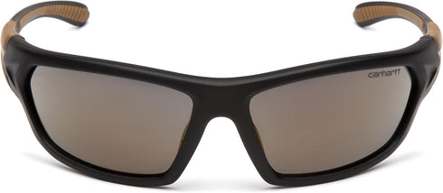 Carhartt CHB290DCC Carbondale SAFETY Glasses, Black/Tan Frame, Antique Mirror Lens...