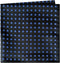 Forget Me Not Pocket Square Handkerchief (Black)...