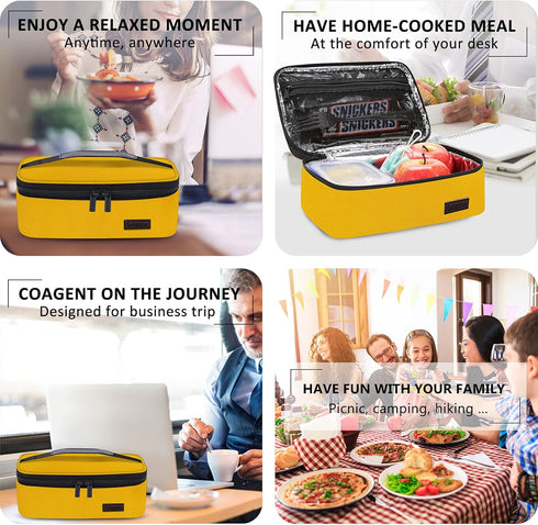 Gloppie Mini Lunch Box Small Kids Lunch Bag Compact LunchBox Bag, CPC Certified | Child-Safe Materials, Insulated LunchBag Reusable Sandwich Conta...