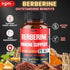 Premium Berberine Supplement with Ceylon, Ashwagandha, Turmeric, Milk Thistle, Elderberry & Black Pepper - Supports Immune System, Cardiovascular ...