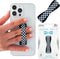 LOVEHANDLE Phone Grip with Black Checkered Design - Universal Phone Strap and Phone Grips for Back of Phone - Convenient Cell Phone Holder for Han...