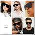 LYZOIT Square Oversized Sunglasses for Women Men Big Flat Top Fashion Shield Large UV Protection Rimless Shades...