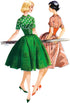 McCall's Vintage 1950's Misses' Midriff Dresses Sewing Pattern Kit, Design Code M8401, Sizes 18-20-22-24-26...