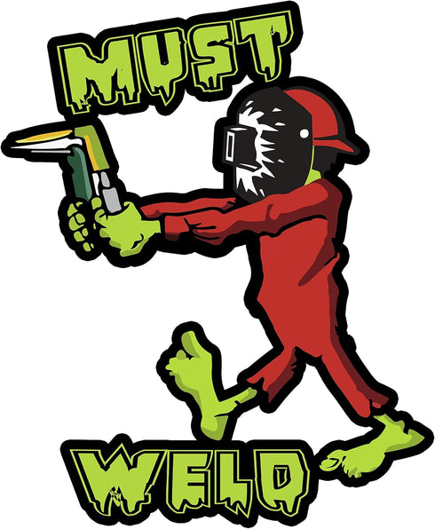 Welding Stickers for Welding Hood & Tool Box – 100% Vinyl Stickers – Stickers for Adults – Badass Welder Stickers Including, Flux, Rods, Hood, Fla...