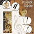 10 Sets Music Appreciation Gifts Inspirational Music Keychains Music Pens and Music Bookmarks Music Gifts Bulk for Teacher Students Music Lover Gi...