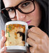 3dRose Mother and Child by Gustav Klimt Mug, 11 oz, Black...