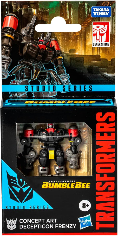 Transformers Toys Studio Series Core Bumblebee Concept Art Frenzy, 3.5-inch Converting Action Figure, 8+...