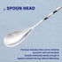 Briout Bar Spoon Cocktail Mixing Stirrers for Drink, Stainless Steel 12 Inches Long Handle, Silver 2 Pieces...