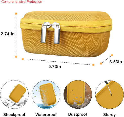 Carrying Case for OM SYSTEM Tough TG-7 Digital Camera/OM System Olympu TG-6 Underwater camera, Rugged Waterproof Shockproof WiFi 4K Video Digital ...