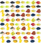 ONEST 72 Pieces Ocean Fish Figurines Playset Mini Sea Fish Toys Realistic Detailed Plastic Ocean Sea Fish Figures for Kids and Toddlers...