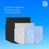 Eco-Fused Camera Lens Pouches - Microfiber Lens Cloth Bag - 4 Pack - Soft Camera Wraps for Multi-Sized Lenses and Accessories - Camera Bag Inserts...