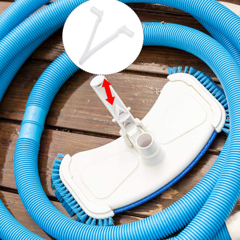 24 Pieces Pool Butterfly Clip V Clip Pool Attachment Clip for Skimmer Net, Leaf Rake, Brush, Pool Supply...