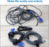 Pasow Adjustable Cable Ties Organizer Fastener with Plastic buckle (12Inch Pack of 50)...