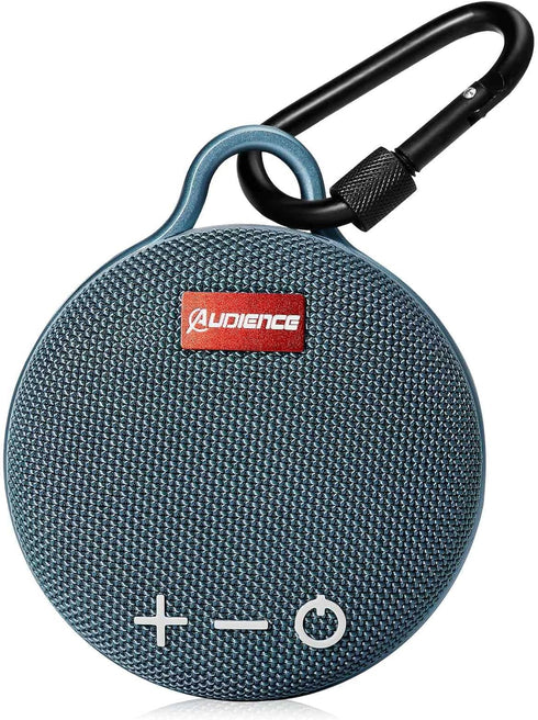 UrbanX Audience Series IPX7 Bluetooth Waterproof Speaker with Clip, 20H Playtime, Compact Speaker with Big Sound, Punchy Bass, Wireless for Beach,...
