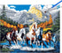 Rasugarlary Paint by Numbers for Adults, Horse Landscape Paint by Numbers Kits on Canvas, Acrylic Painting by Numbers Kits DIY Oil Painting Paintw...