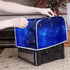 Toaster Cover 4 Slice Blue for Kitchen Galaxy Print Toaster Dust Cover, Washable & Waterproof for Kitchen Universal Size Microwave Oven Dustproof ...