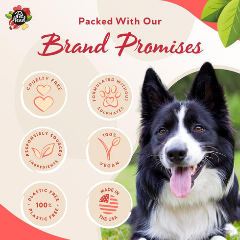 Pet Head Pomegranate Shampoo Bar for Dogs – 3in1 Cleanses, Hydrates & Nourishes All Dog Coats, with Oat Kernel Extract & Coconut Oil. Free of para...